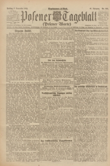 Posener Tageblatt (Posener Warte). Jg.61, Nr. 202 (8 September 1922) + dod.