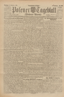 Posener Tageblatt (Posener Warte). Jg.61, Nr. 205 (12 September 1922) + dod.