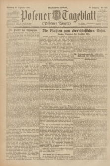 Posener Tageblatt (Posener Warte). Jg.61, Nr. 218 (27 September 1922)