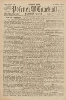 Posener Tageblatt (Posener Warte). Jg.61, Nr. 226 (6 Oktober 1922) + dod.