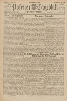 Posener Tageblatt (Posener Warte). Jg.61, Nr. 244 (27 Oktober 1922) + dod.
