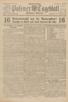 Posener Tageblatt (Posener Warte). Jg.61, Nr. 257 (12 November 1922) + dod.