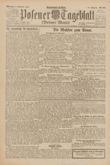 Posener Tageblatt (Posener Warte). Jg.61, Nr. 259 (15 November 1922) + dod.