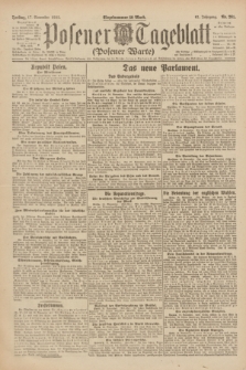 Posener Tageblatt (Posener Warte). Jg.61, Nr. 261 (17 November 1922)