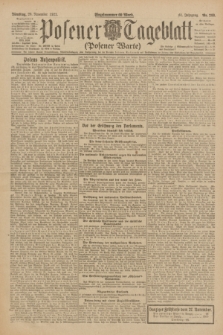 Posener Tageblatt (Posener Warte). Jg.61, Nr. 269 (28 November 1922) + dod.