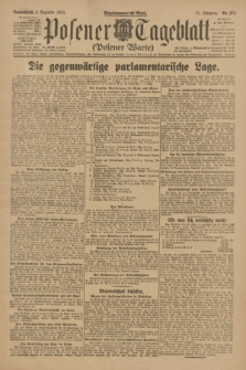 Posener Tageblatt (Posener Warte). Jg.61, Nr. 273 (2 Dezember 1922) + dod.