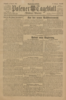 Posener Tageblatt (Posener Warte). Jg.61, Nr. 287 (20 Dezember 1922) + dod.