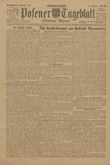 Posener Tageblatt (Posener Warte). Jg.61, Nr. 290 (23 Dezember 1922) + dod.