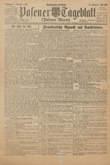 Posener Tageblatt (Posener Warte). Jg.61, Nr. 295 (31 Dezember 1922) + dod.