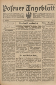 Posener Tageblatt. Jg.73, Nr. 73 (1 April 1934) + dod.