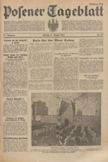 Posener Tageblatt. Jg.73, Nr. 179 (10 August 1934) + dod.