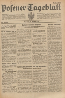 Posener Tageblatt. Jg.73, Nr. 227 (6 Oktober 1934) + dod.