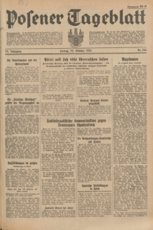 Posener Tageblatt. Jg.73, Nr. 244 (26 Oktober 1934) + dod.