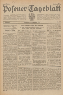 Posener Tageblatt. Jg.73, nr 295 (29 Dezember 1934) + dod.