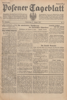 Posener Tageblatt. Jg.74, Nr. 2 (3 Januar 1935) + dod.