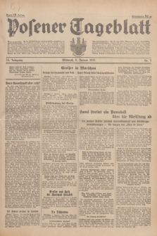 Posener Tageblatt. Jg.74, Nr. 7 (9 Januar 1935) + dod.