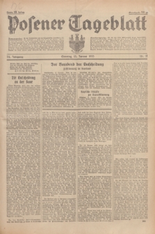 Posener Tageblatt. Jg.74, Nr. 11 (13 Januar 1935) + dod.
