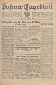 Posener Tageblatt. Jg.74, Nr. 16 (19 Januar 1935) + dod.