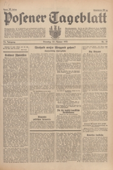 Posener Tageblatt. Jg.74, Nr. 18 (22 Januar 1935) + dod.