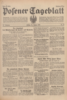 Posener Tageblatt. Jg.74, Nr. 21 (25 Januar 1935) + dod.