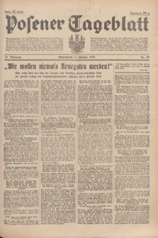 Posener Tageblatt. Jg.74, Nr. 33 (9 Februar 1935) + dod.