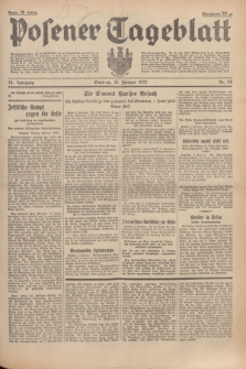 Posener Tageblatt. Jg.74, Nr. 34 (10 Februar 1935) + dod.