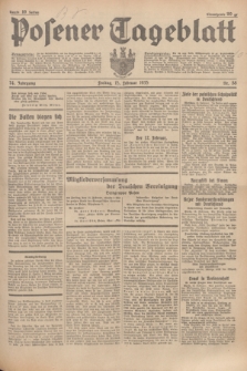 Posener Tageblatt. Jg.74, Nr. 38 (15 Februar 1935) + dod.