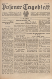Posener Tageblatt. Jg.74, Nr. 41 (19 Februar 1935) + dod.