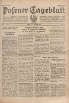 Posener Tageblatt. Jg.74, nr 44 (22 Februar 1935) + dod.