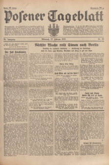Posener Tageblatt. Jg.74, nr 48 (27 Februar 1935) + dod.