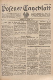 Posener Tageblatt. Jg.74, nr 49 (28 Februar 1935) + dod.
