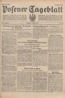 Posener Tageblatt. Jg.74, nr 50 (1 März 1935) + dod.