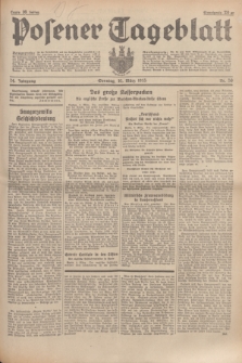 Posener Tageblatt. Jg.74, nr 58 (10 März 1935) + dod.