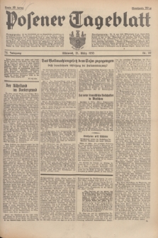 Posener Tageblatt. Jg.74, nr 60 (13 März 1935) + dod.