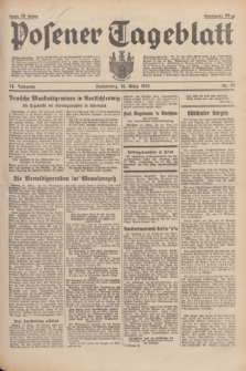 Posener Tageblatt. Jg.74, nr 61 (14 März 1935) + dod.