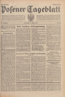 Posener Tageblatt. Jg.74, Nr. 64 (17 März 1935) + dod.
