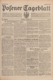 Posener Tageblatt. Jg.74, Nr. 65 (19 März 1935) + dod.