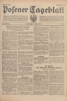 Posener Tageblatt. Jg.74, Nr. 67 (21 März 1935) + dod.