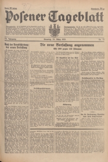 Posener Tageblatt. Jg.74, Nr. 71 (26 März 1935) + dod.