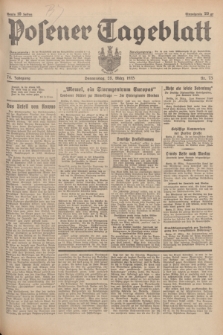 Posener Tageblatt. Jg.74, Nr. 73 (28 März 1935) + dod.