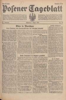 Posener Tageblatt. Jg.74, Nr. 78 (3 April 1935) + dod.