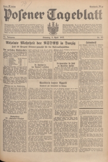 Posener Tageblatt. Jg.74, nr 83 (9 April 1935) + dod.