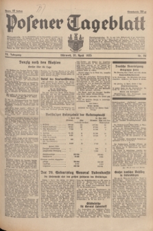 Posener Tageblatt. Jg.74, nr 84 (10 April 1935) + dod.