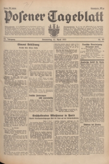 Posener Tageblatt. Jg.74, nr 85 (11 April 1935) + dod.