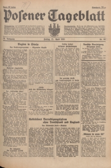 Posener Tageblatt. Jg.74, nr 86 (12 April 1935) + dod.