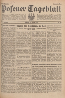 Posener Tageblatt. Jg.74, nr 90 (17 April 1935) + dod.