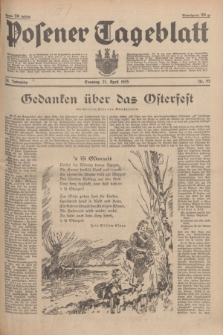 Posener Tageblatt. Jg.74, nr 93 (21 April 1935) + dod.