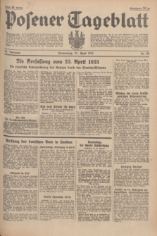 Posener Tageblatt. Jg.74, nr 95 (25 April 1935) + dod.