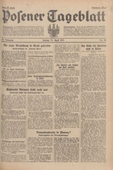 Posener Tageblatt. Jg.74, nr 96 (26 April 1935) + dod.