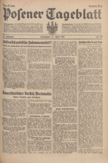 Posener Tageblatt. Jg.74, nr 97 (27 April 1935) + dod.
